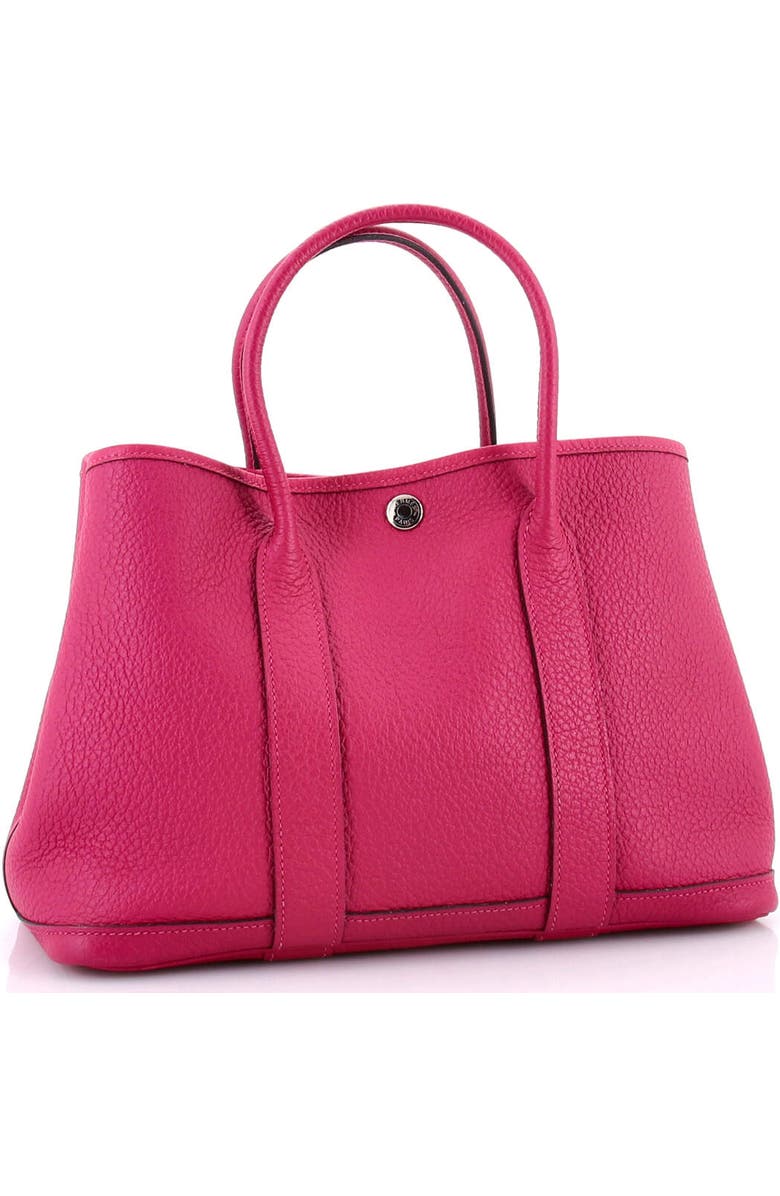 Pre-Owned Hermes Garden Party Tote Leather 30, Alternate, color, Rose Pourpre