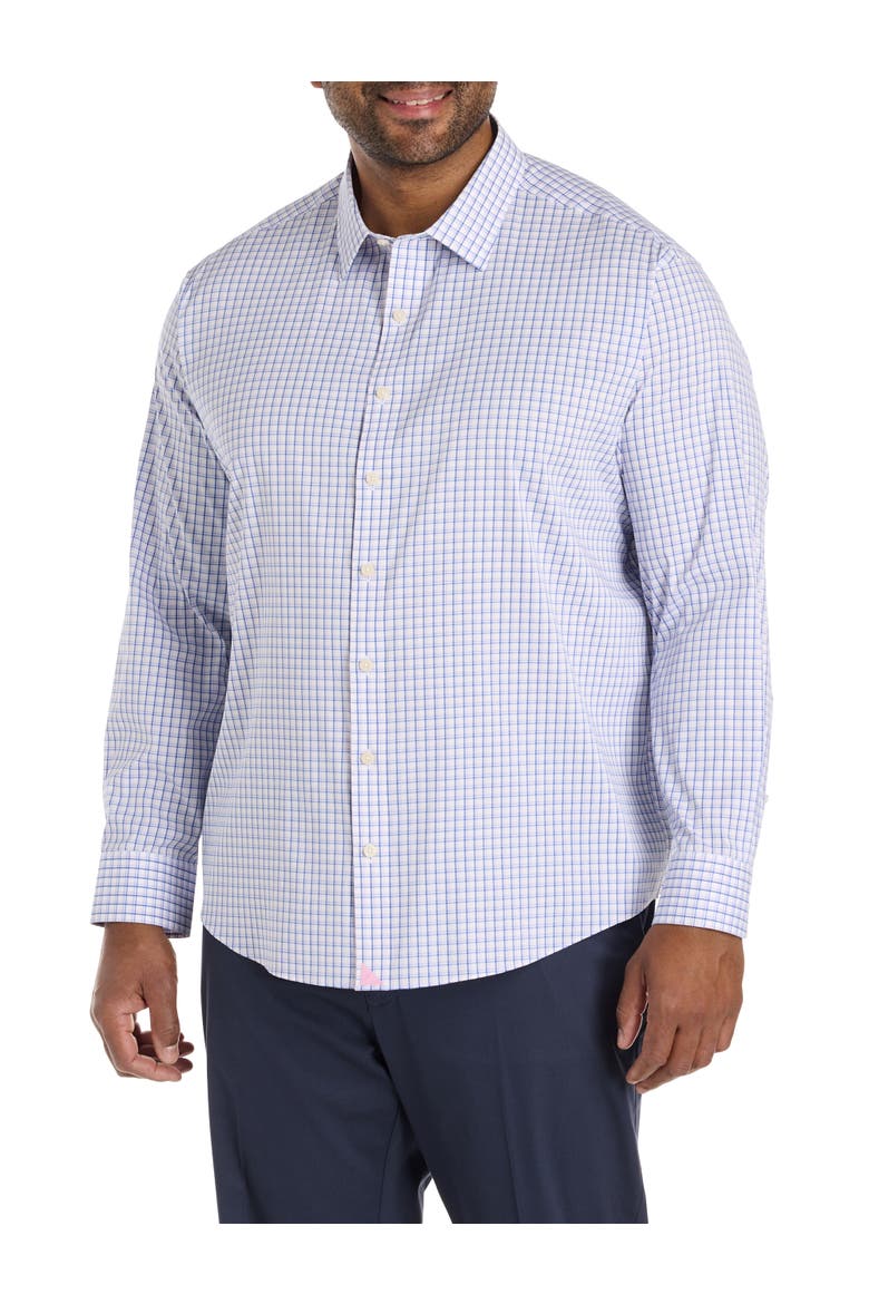 Big & Tall Orsini Performance Sport Shirt, Alternate, color, BLUE