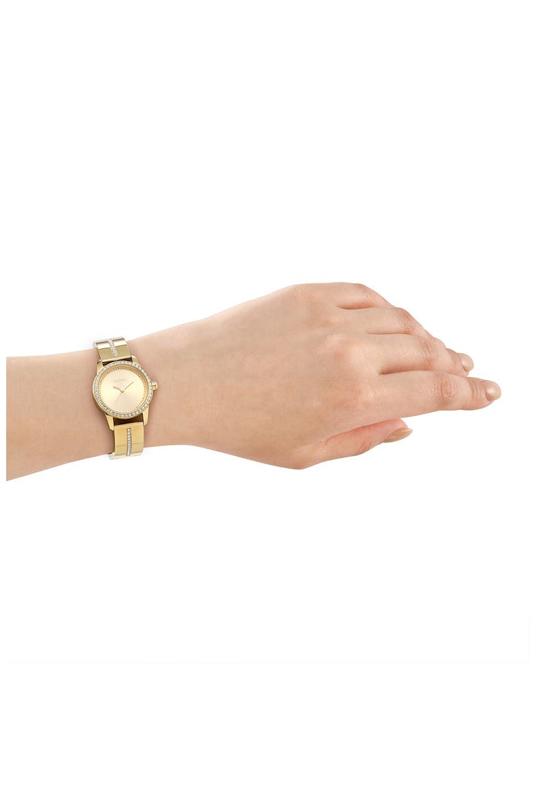 L 160 Bracelet Watch, Alternate, color, CHAMPAGNE/ GOLD