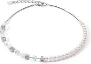 COEUR DE LION Geocube® Precious Fusion Pearls Necklace
