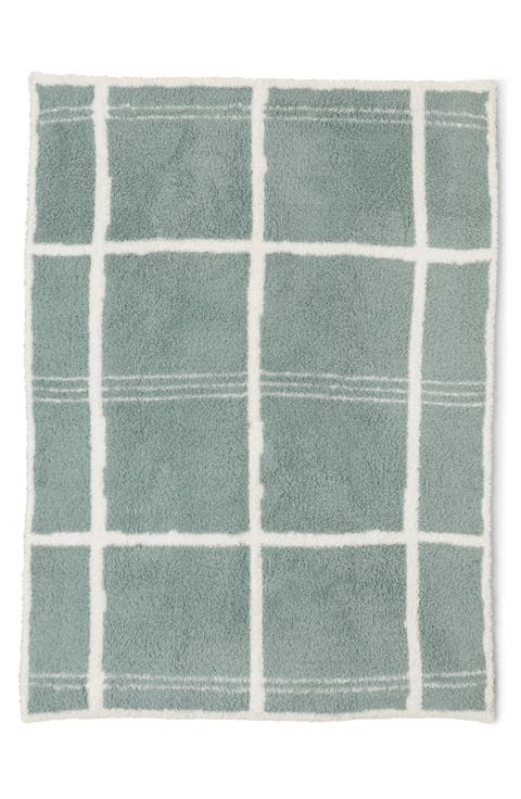 CozyChic® Windowpane Check Stroller Blanket