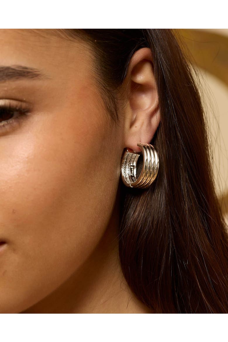 Bondi Waves Hoops, Alternate, color, Gold