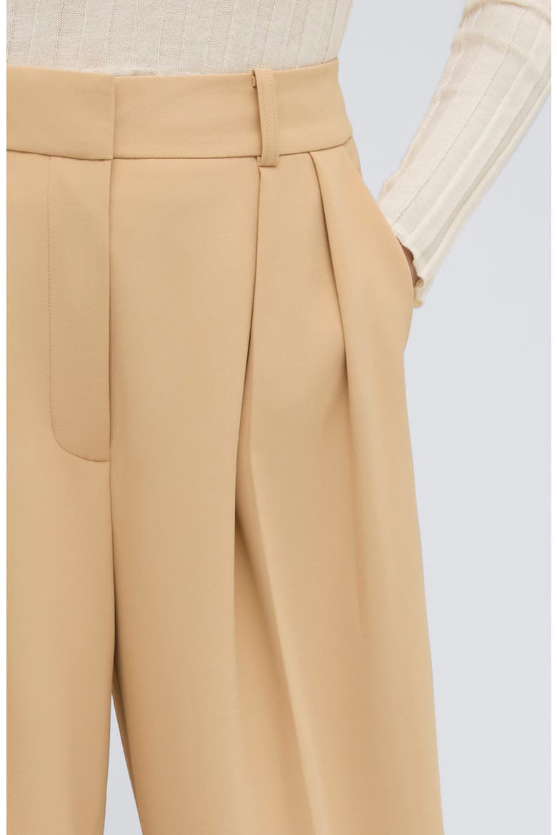 Pleated High Waist Wide Leg Pants, Alternate, color, MOONLIGHT