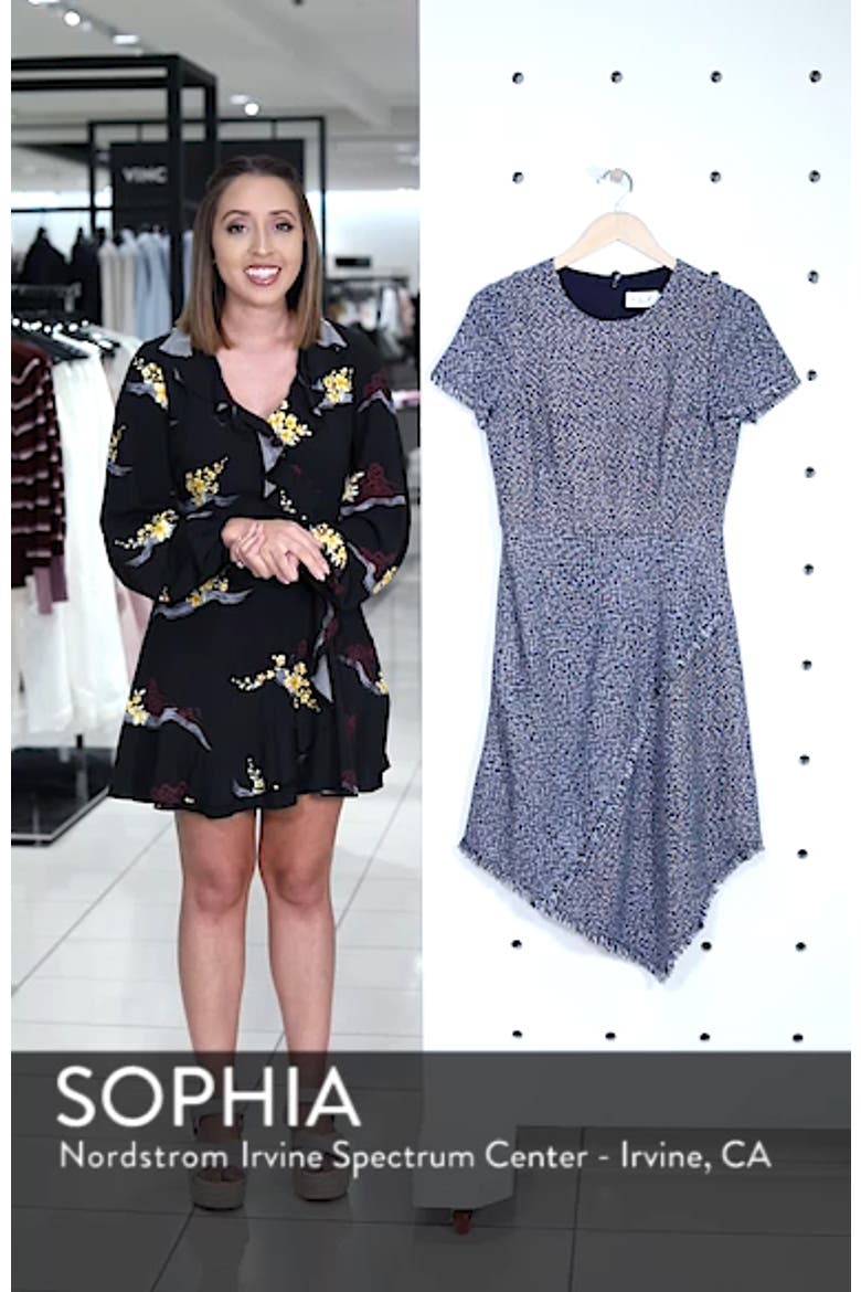 Asymmetrical Tweed Dress video