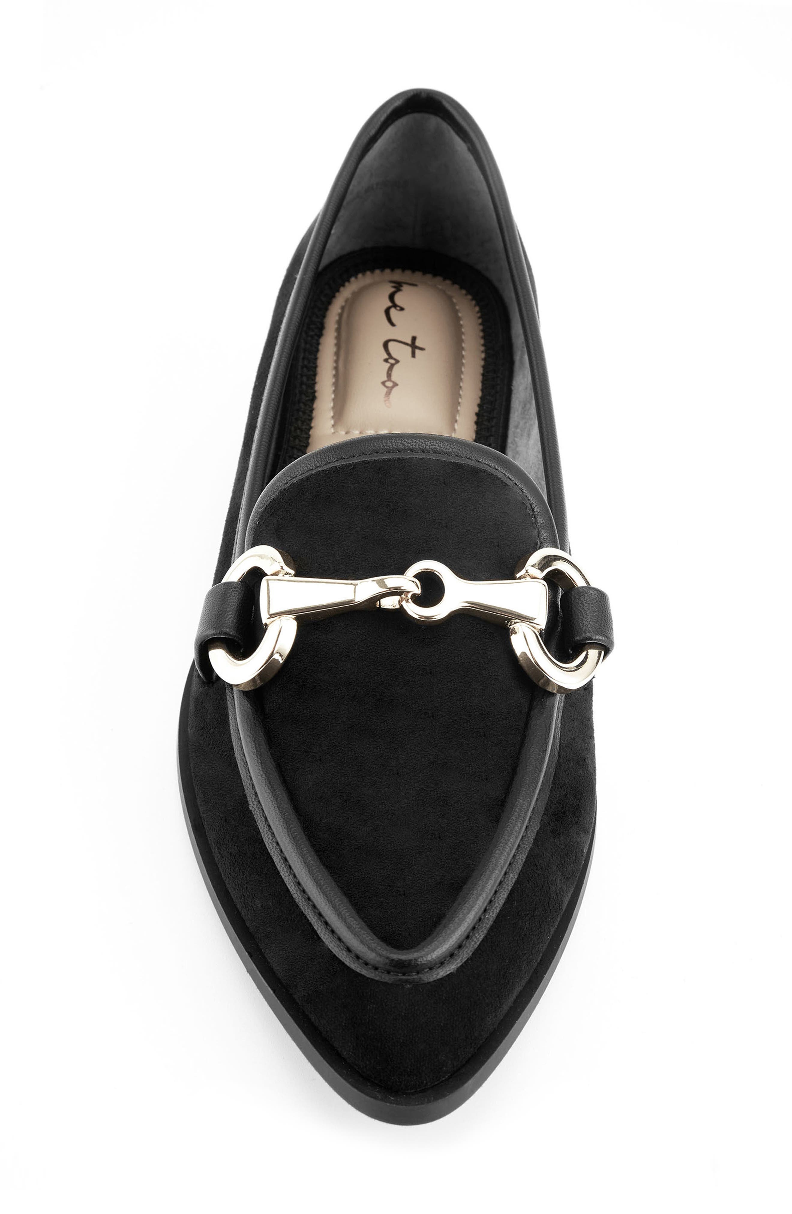 Kadie Bit Loafer, Alternate, color, BLACK
