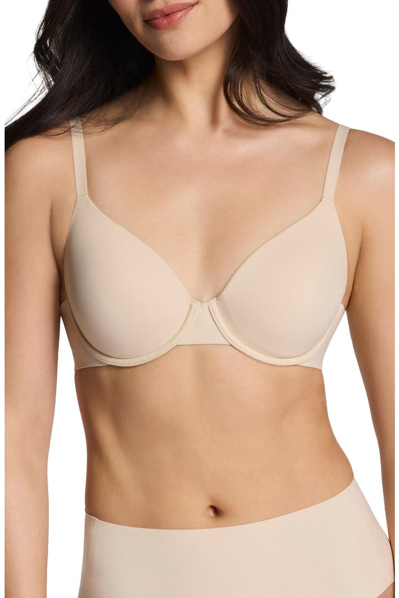 Lightly Lined Underwire T-Shirt Bra, Main, color, TOASTED COCONUT
