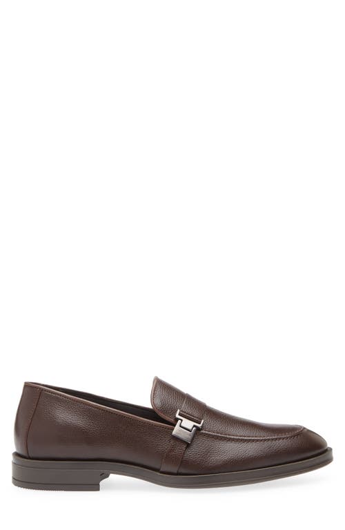 Bruno Magli Pablo Buckle Strap Loafer In Brown Tumbled