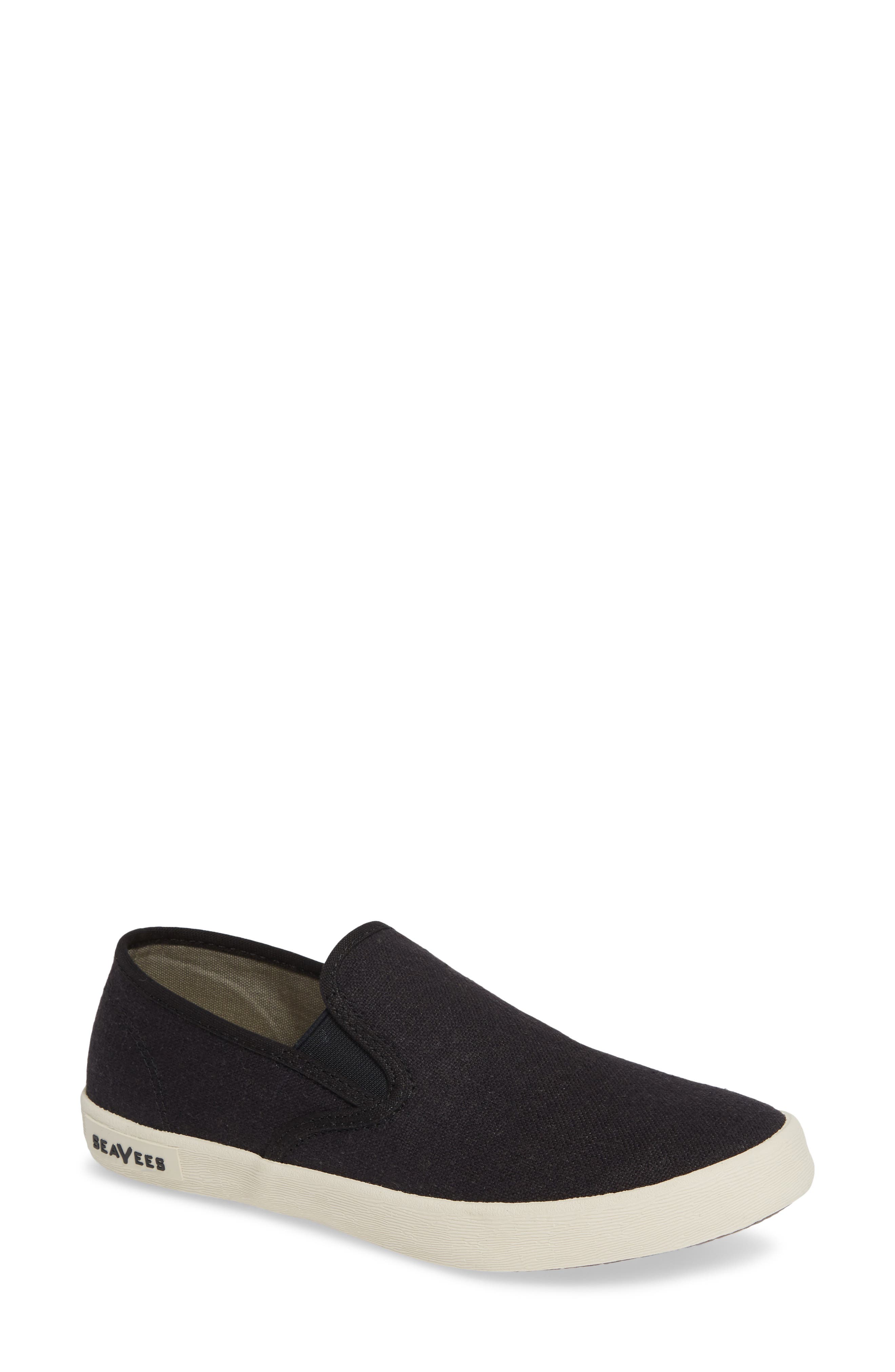 Baja Standard Slip-On Sneaker, Main, color, BLACK