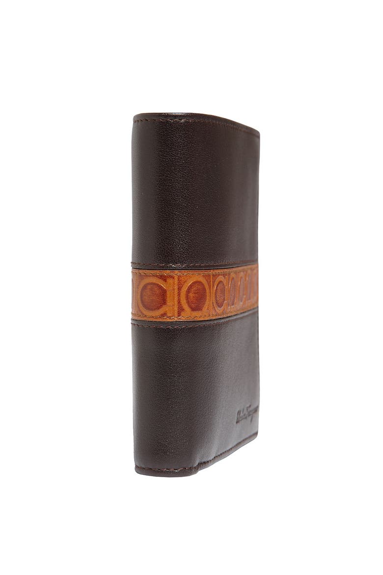 Salvatore Ferragamo 'Form' Wallet, Alternate, color, HICKORY