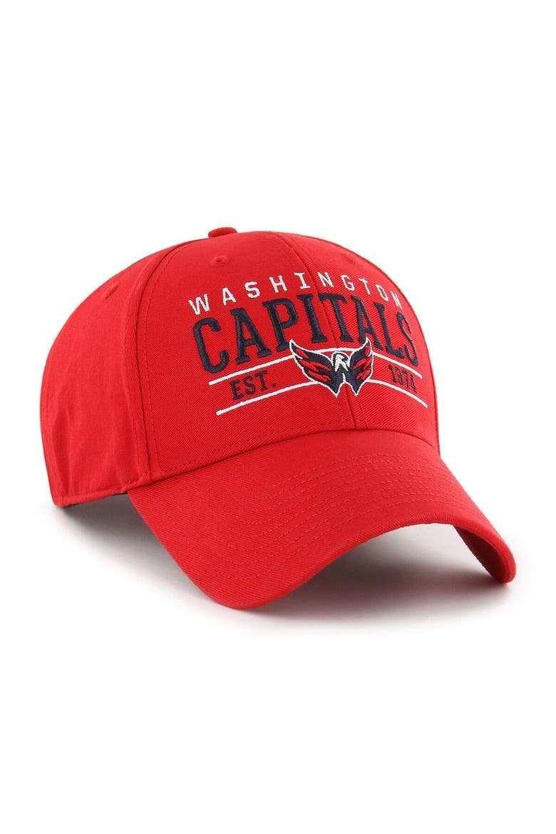 Men's '47 Red Washington Capitals Centerline MVP Adjustable Hat, Alternate, color, Red