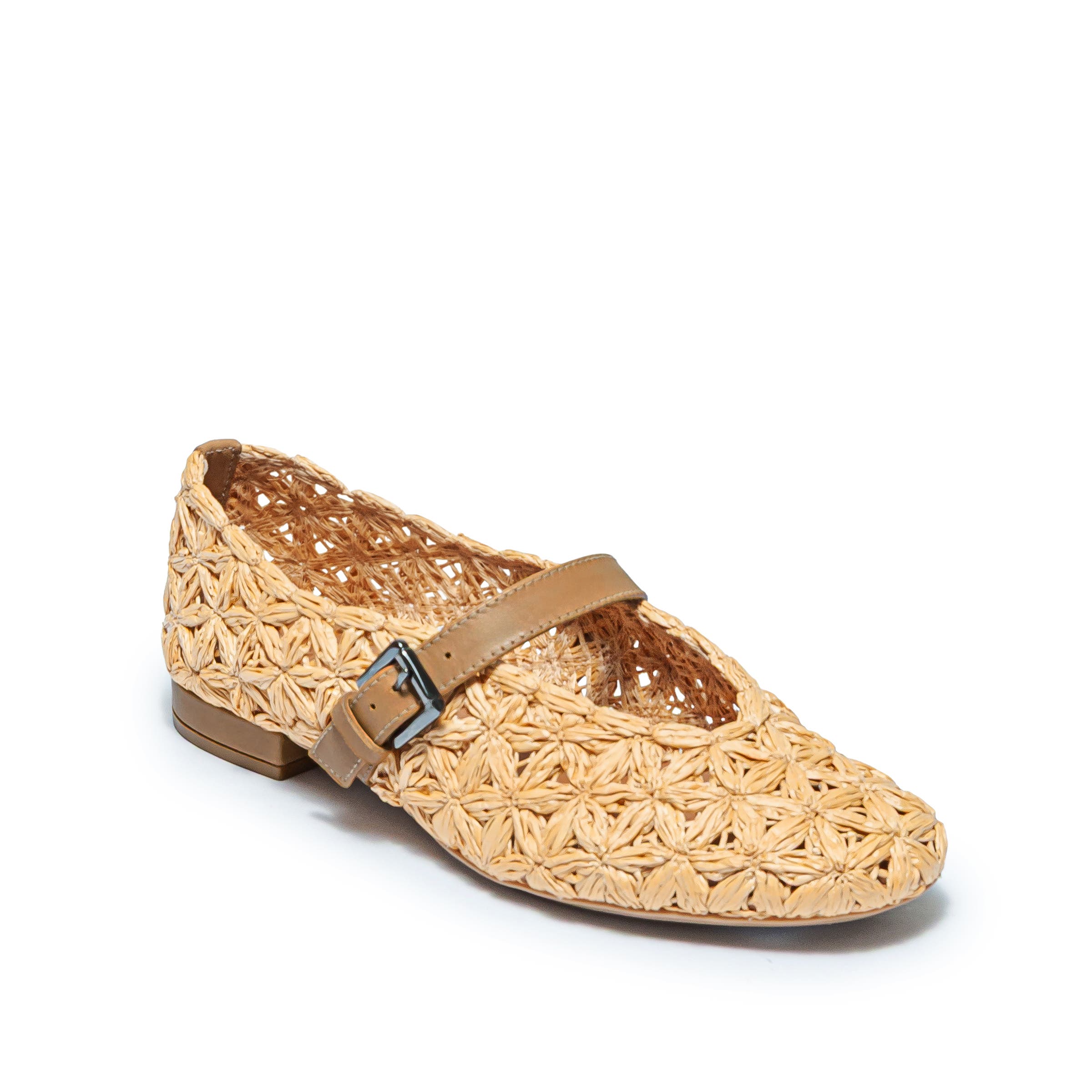 Borden Raffia Mary Jane Flat - image 4