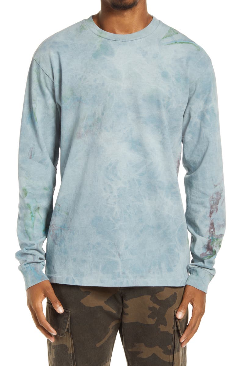 John Elliott University Marble Mix Long Sleeve T-Shirt, Main, color, 