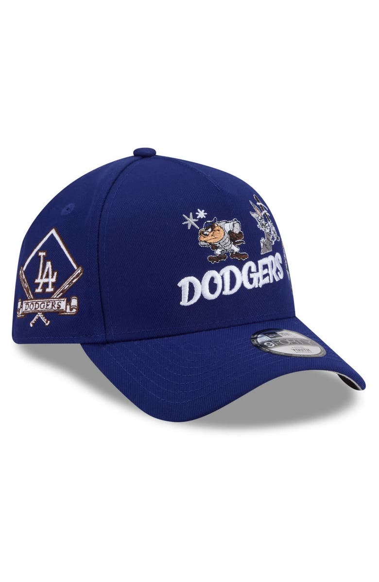 New Era Youth New Era Royal Los Angeles Dodgers Looney Tunes A-Frame 9FORTY Adjustable Hat, Main, color, Royal