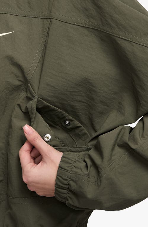 Nike Everything Woven Repel Uv Protection Jacket In Green