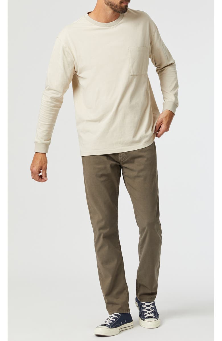 Mavi Jeans Marcus Slim Straight Leg Five-Pocket Pants, Alternate, color, Canteen Luxe Twill