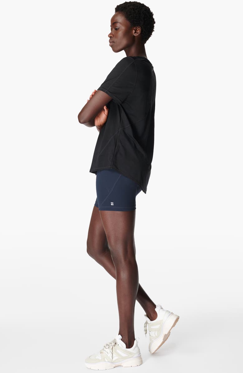 Sweaty Betty Power Bike Shorts, Alternate, color, Navy Blue