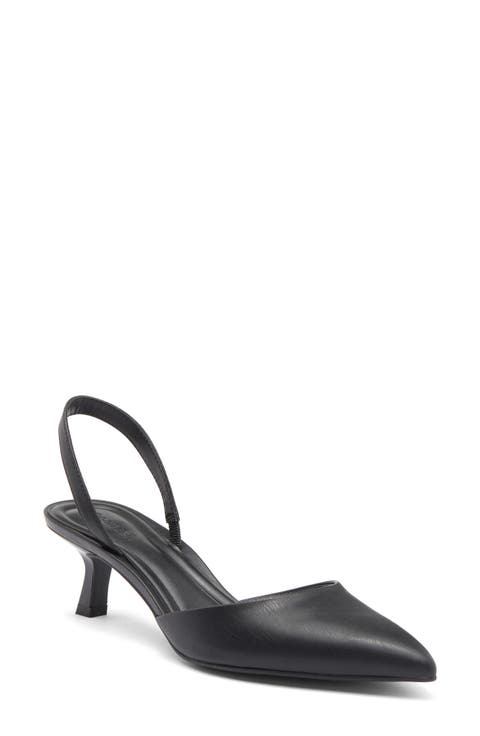Cammie Kitten Heel Slingback Pump (Women)