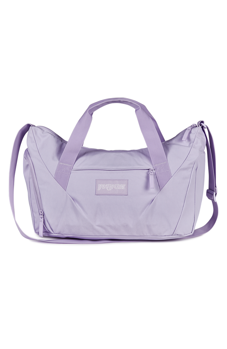 Jansport Recharge Gym Bag Medium, Main, color, Pastel Lilac