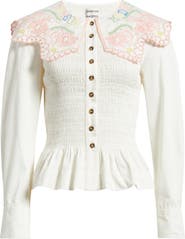 Damson Madder Valentina Collared Top