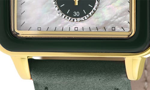 Gv2 Bari Viva Mother-of-pearl Dial Diamond Watch, 34mm In Green