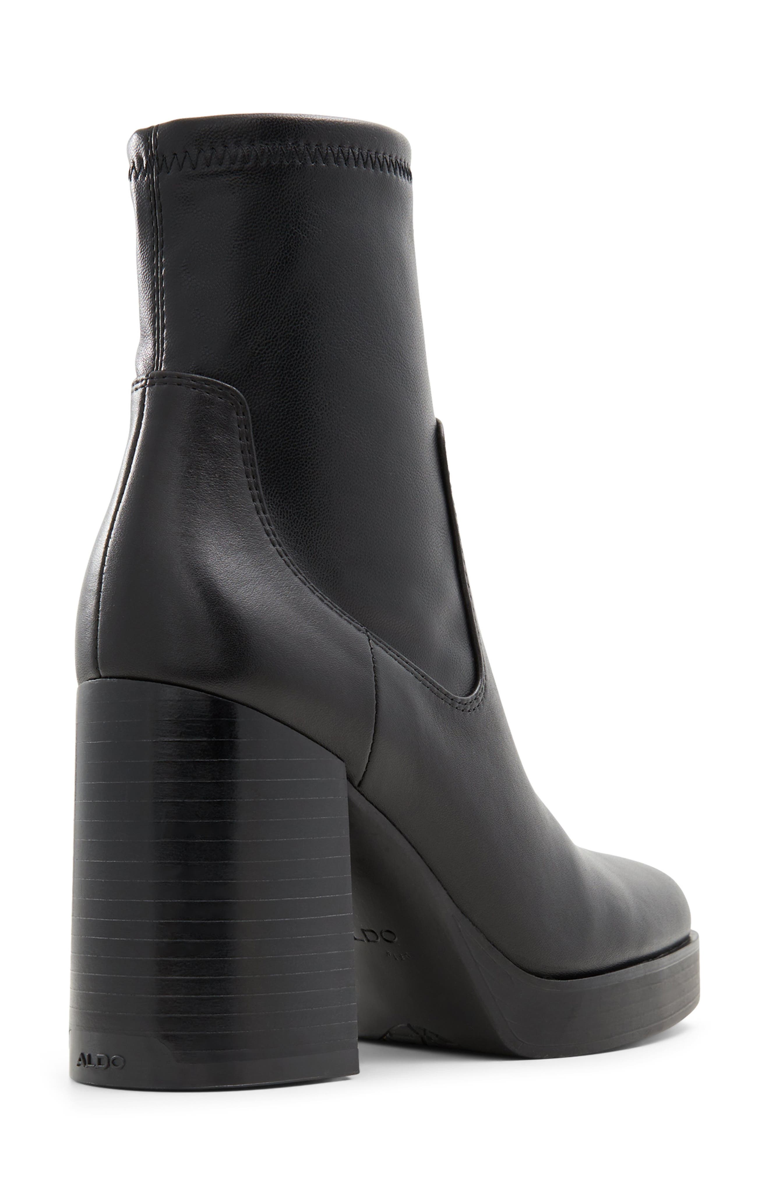 Seraphica Platform Bootie, Alternate, color, BLACK