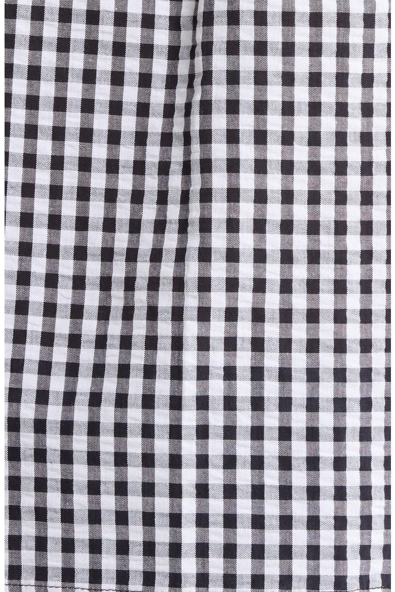 Gingham Seersucker Cami & Bloomer Short Pajamas, Alternate, color, UTILITY BLUE COMBO