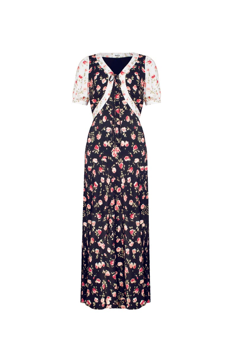 Ro&Zo Mix And Match Rose Ditsy Dress, Alternate, color, 