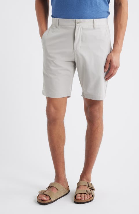Bailey Flat Front Stretch Chino Shorts
