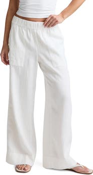 Beyond Yoga Softwash Wide Leg Linen Pants
