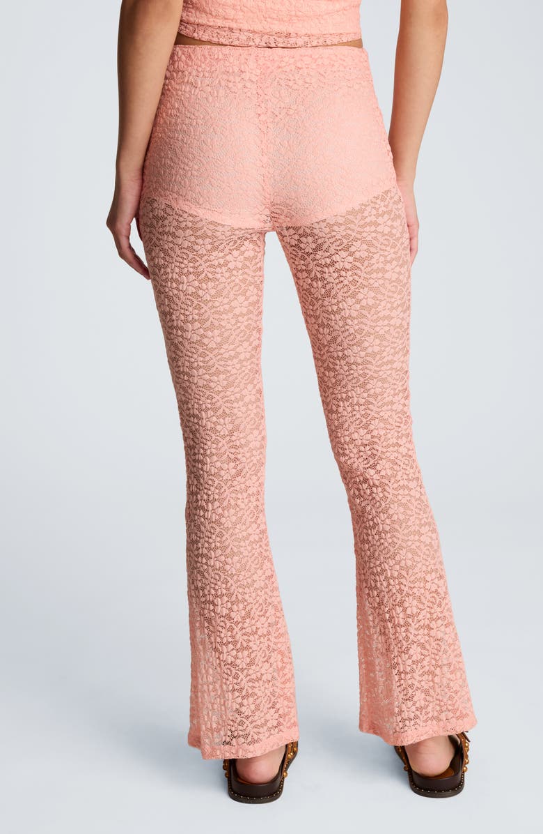 Kenneth Cole Lace Pants, Alternate, color, Soft Peach