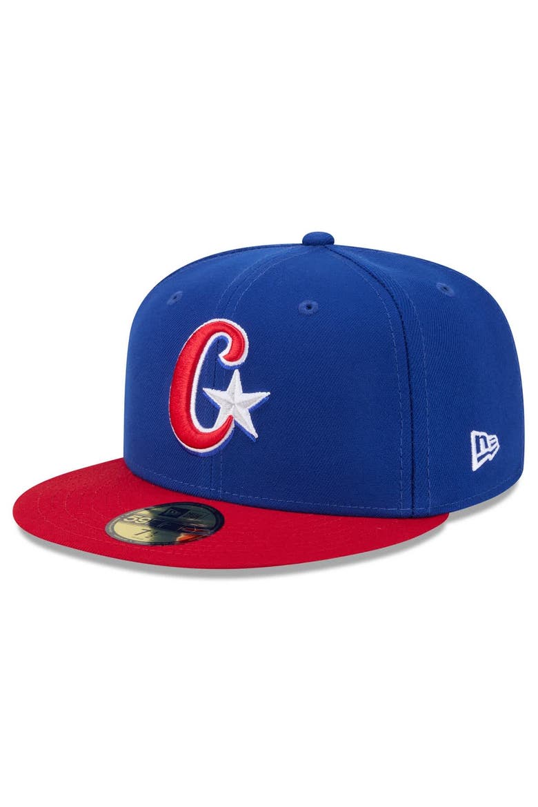 Men's New Era  Blue/Red Cuba Baseball 2026 World Baseball Classic 59FIFTY Fitted Hat, Alternate, color, Blue