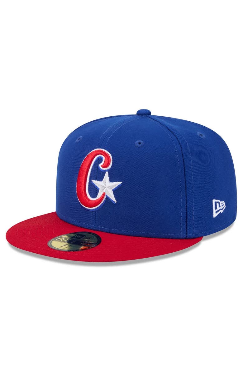 New Era Men's New Era  Blue/Red Cuba Baseball 2026 World Baseball Classic 59FIFTY Fitted Hat, Alternate, color, Blue
