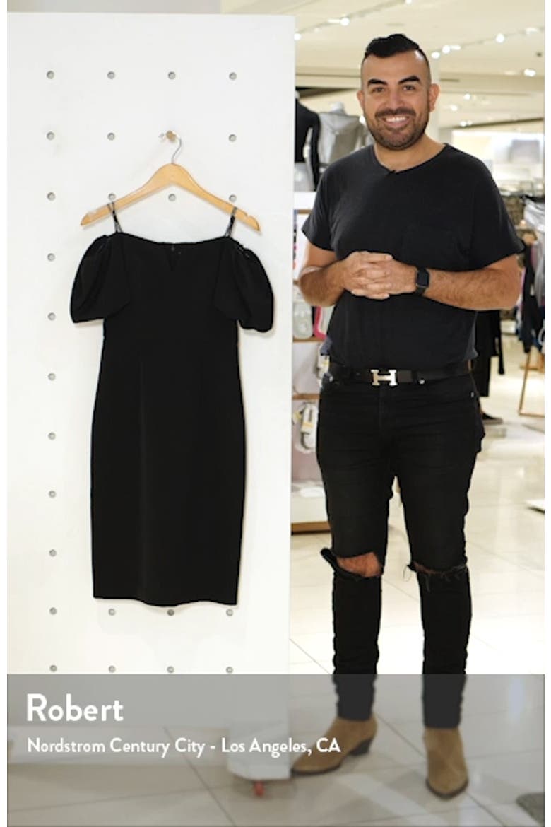 Off the Shoulder Cocktail Dress video