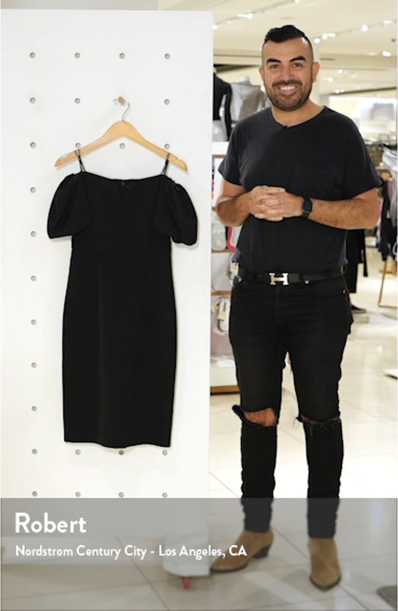 Off the Shoulder Cocktail Dress, sales video thumbnail