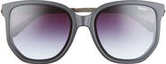 QUAY Quay Australia Coffee Run 54mm Gradient Cat Eye Sunglasses