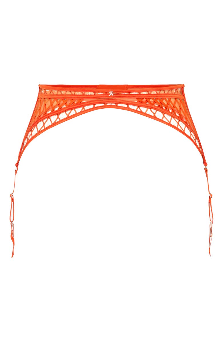 SAVAGE X FENTY Lil' Tied Up Garter Belt, Alternate, color, Red Tempo