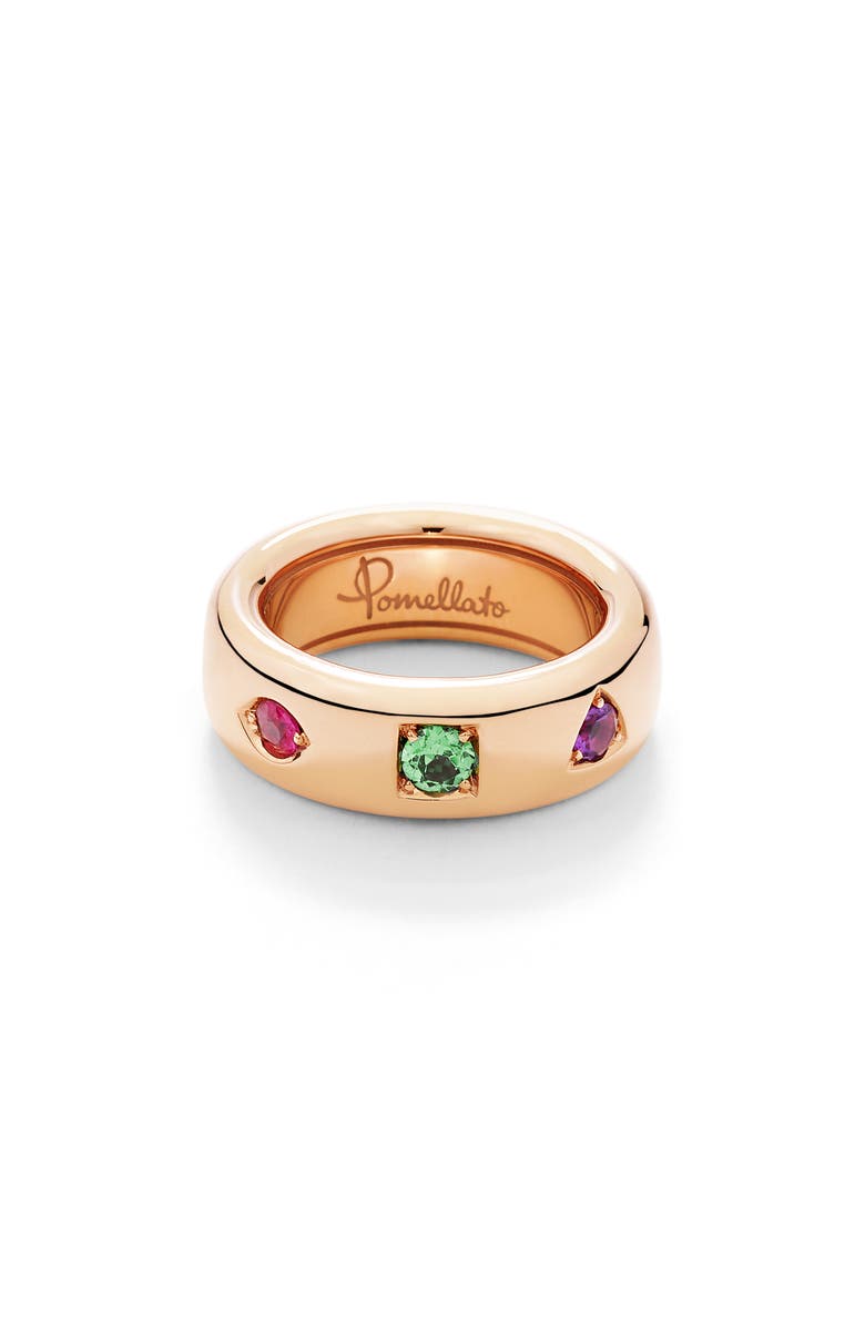 Pomellato Iconica Ring, Alternate, color, Rose Gold/ Multi