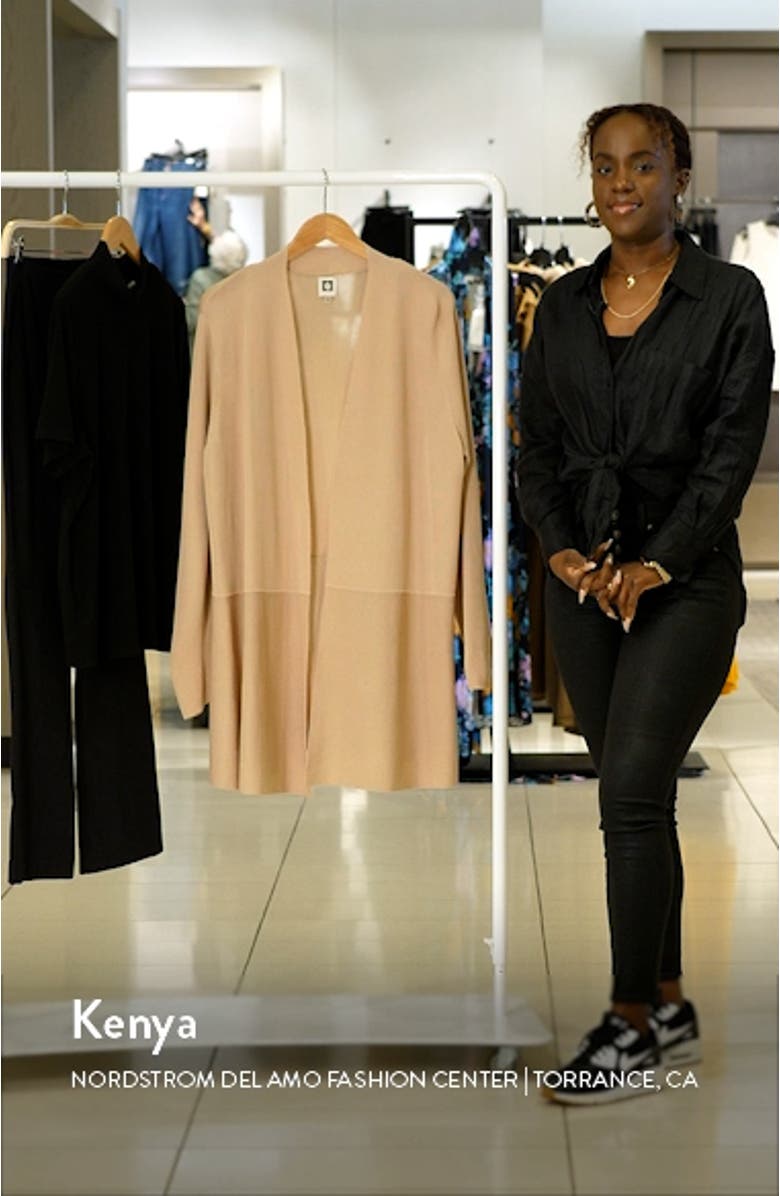 Monterey Open Front Cardigan, sales video thumbnail