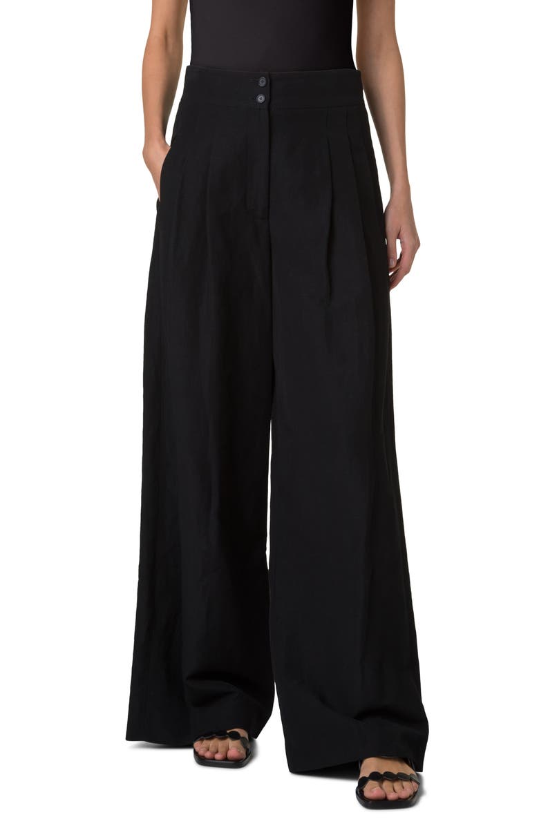 Akris punto Florence High Waist Wide Leg Pants, Main, color,