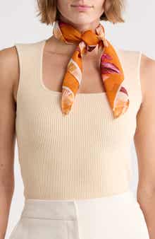 Jungle Floral Square Scarf