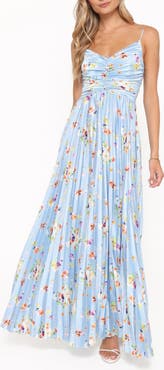 Petal & Pup Naira Floral Pleated Maxi Dress