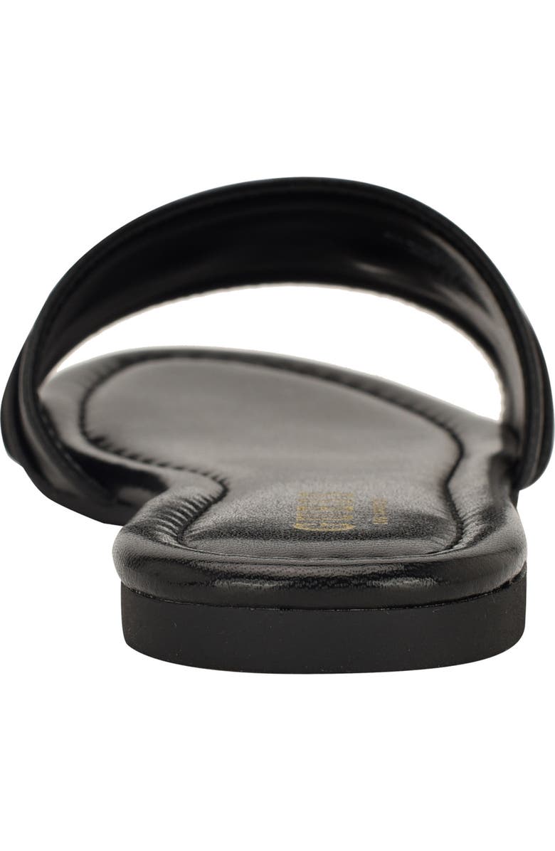 GUESS <p>Flynzy Faux Leather Slide Sandal (Women)</p>, Alternate, color, Black