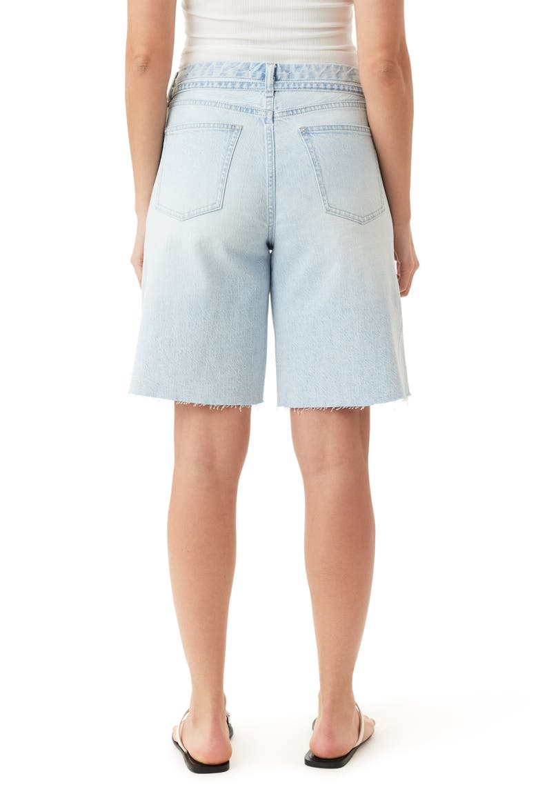 Brynn Belted Bermuda Shorts, Alternate, color, GLACIER