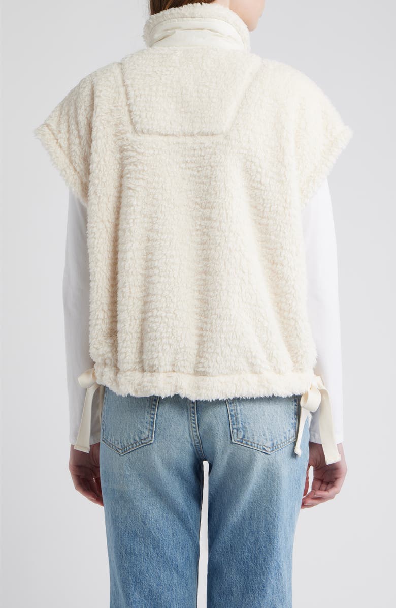 Thread & Supply Wubby High Pile Fleece Vest, Alternate, color, Eggnog