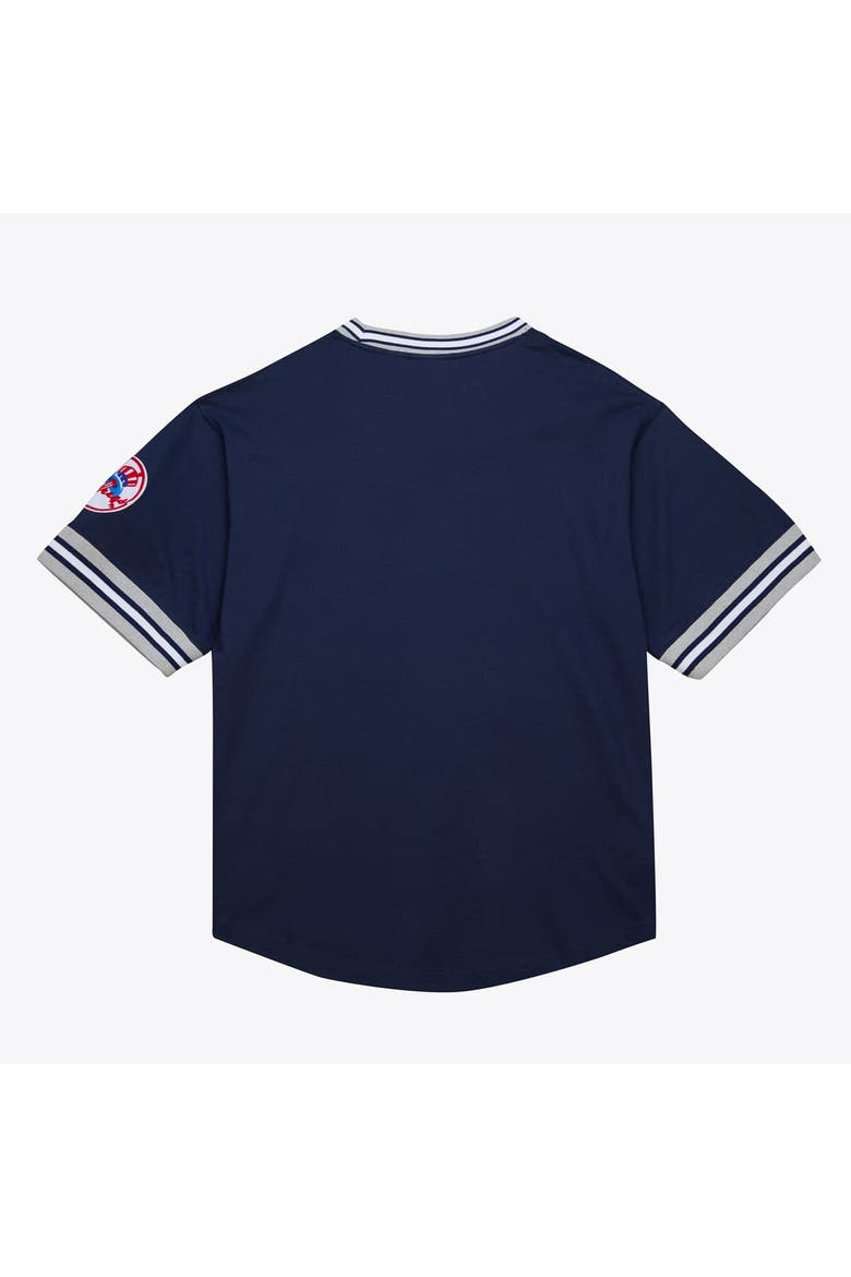 Men's Mitchell & Ness  Navy New York Yankees Wild Pitch Ringer T-Shirt, Alternate, color, Navy