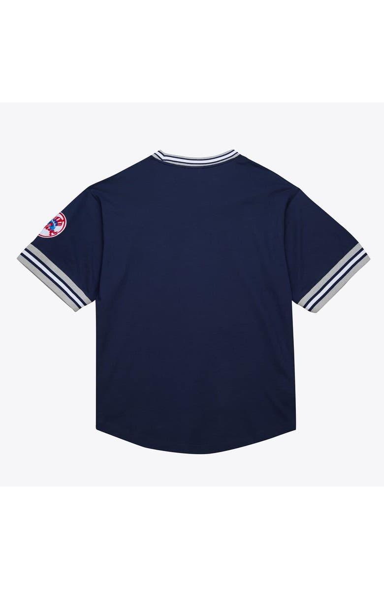 Mitchell & Ness Men's Mitchell & Ness  Navy New York Yankees Wild Pitch Ringer T-Shirt, Alternate, color, Navy