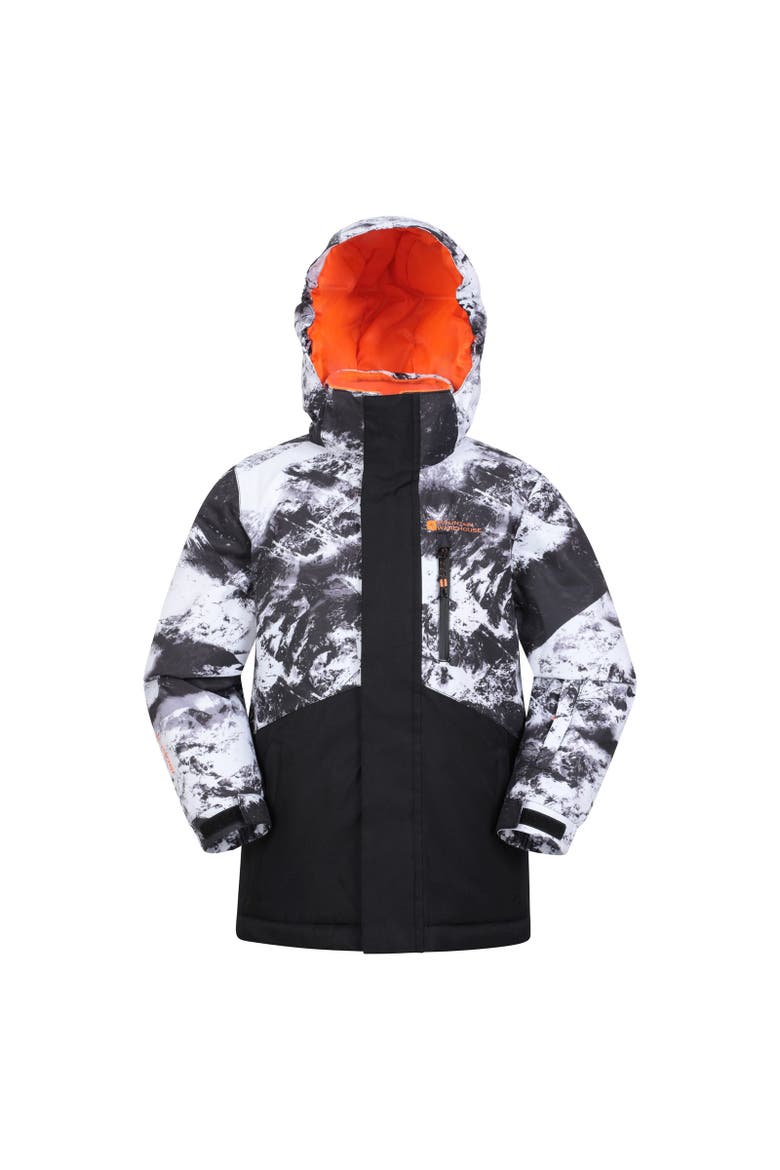Childrens/Kids Himalayan Abstract Ski Jacket, Main, color, Dark Grey