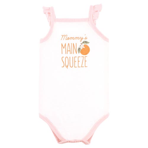 Hudson Baby Soft Cotton Sleeveless Bodysuit In Multi
