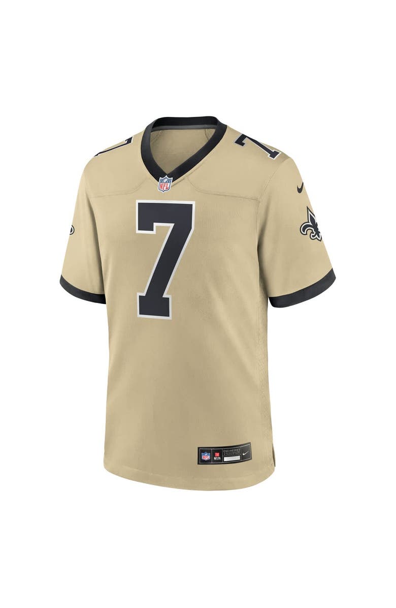 Nike Men's Nike Taysom Hill Gold New Orleans Saints Gameday Golds Alternate Game Player Jersey, Alternate, color, Gold