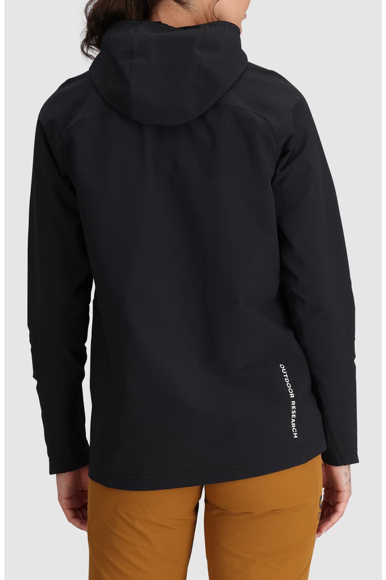 Freewheel MTB Half Zip Hoodie, Alternate, color, BLACK